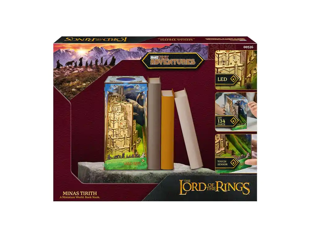 The Lord of the Rings Tiny Adventures Kniha Nook Mini Dioráma Minas Tirith 23 cm fotografii produktu