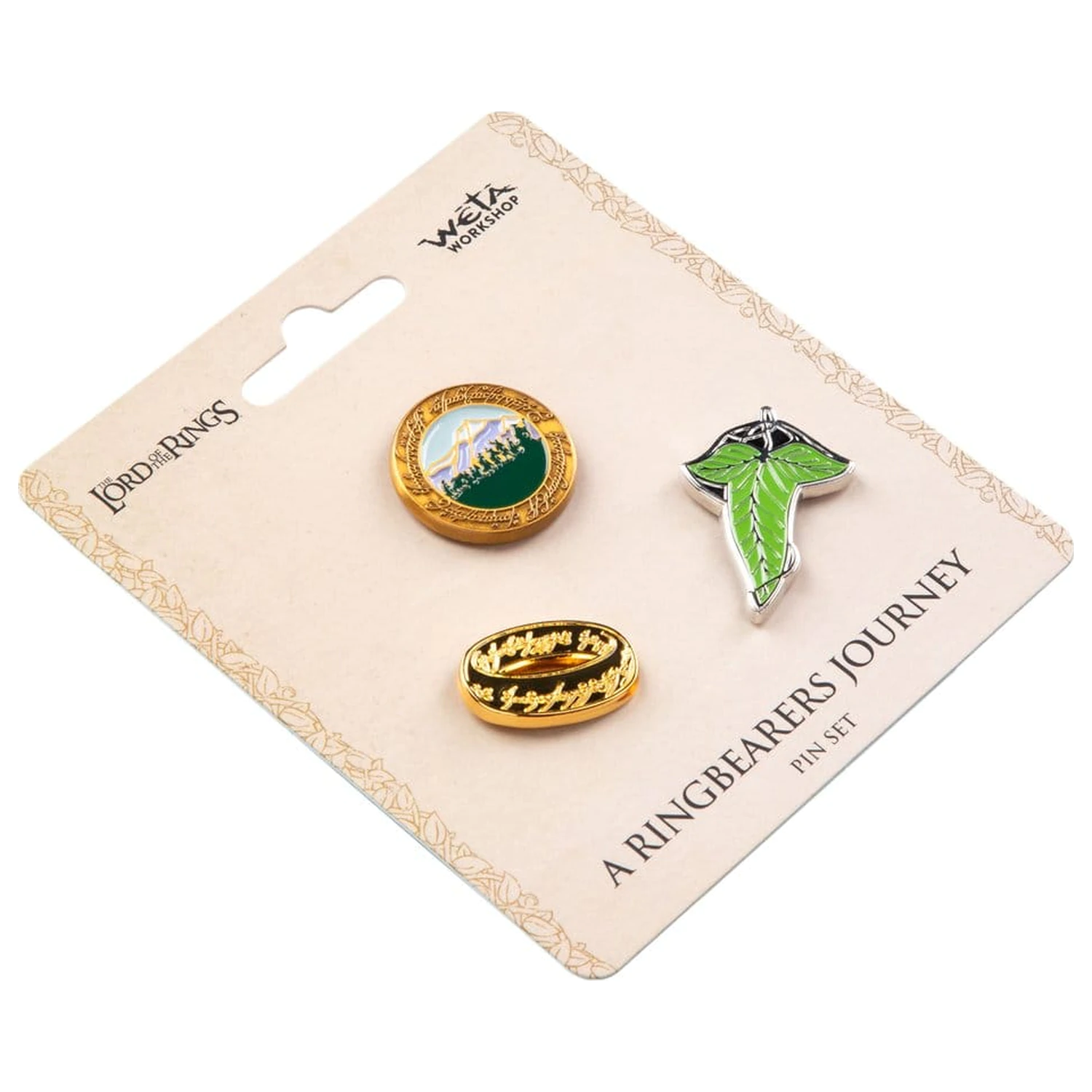 The Lord of the Rings Trilogy Pin Set A Ringbearer's Journey fotografii produktu