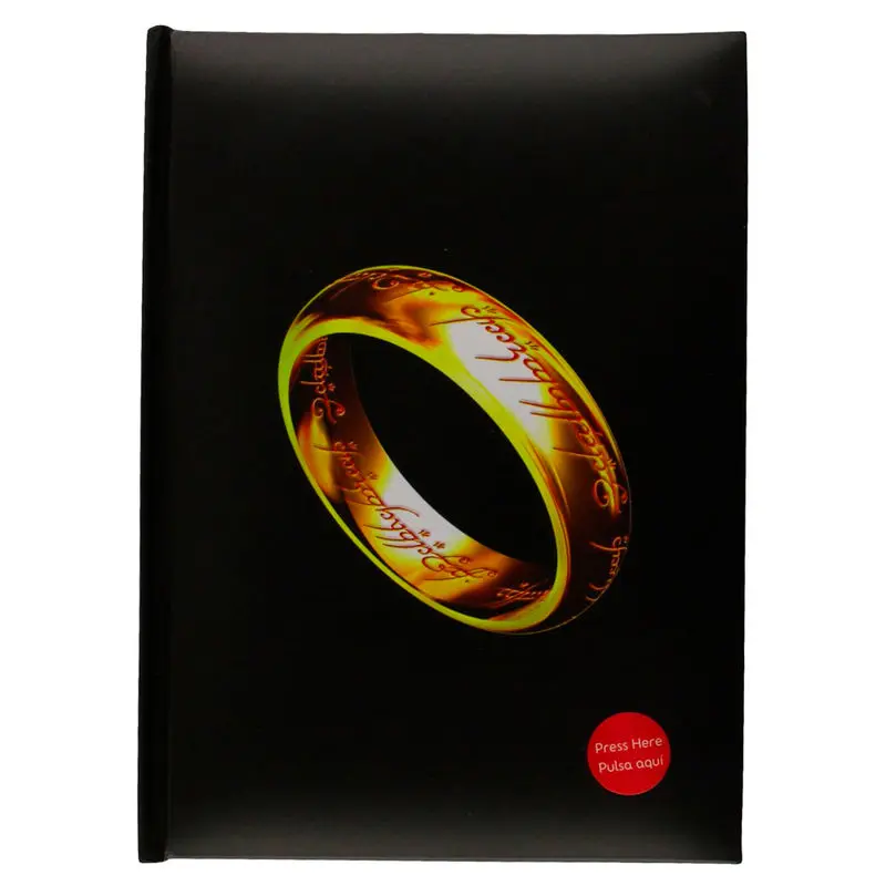 The Lord of the Rings unique ring light notebook - Zápisník s unikátním kruhovým světlem fotografii produktu