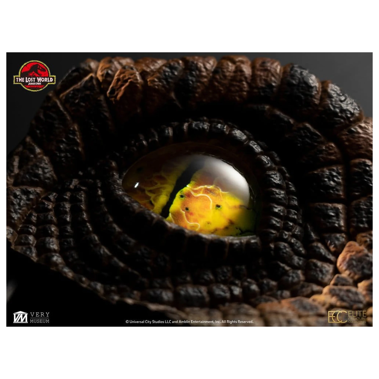 The Lost World: Jurassic Park Replica Bust Male Velociraptor Eye Prop 23 cm fotografii produktu