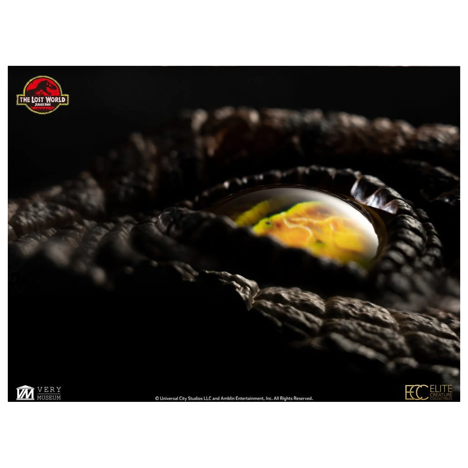 The Lost World: Jurassic Park Replica Bust Male Velociraptor Eye Prop 23 cm fotografii produktu
