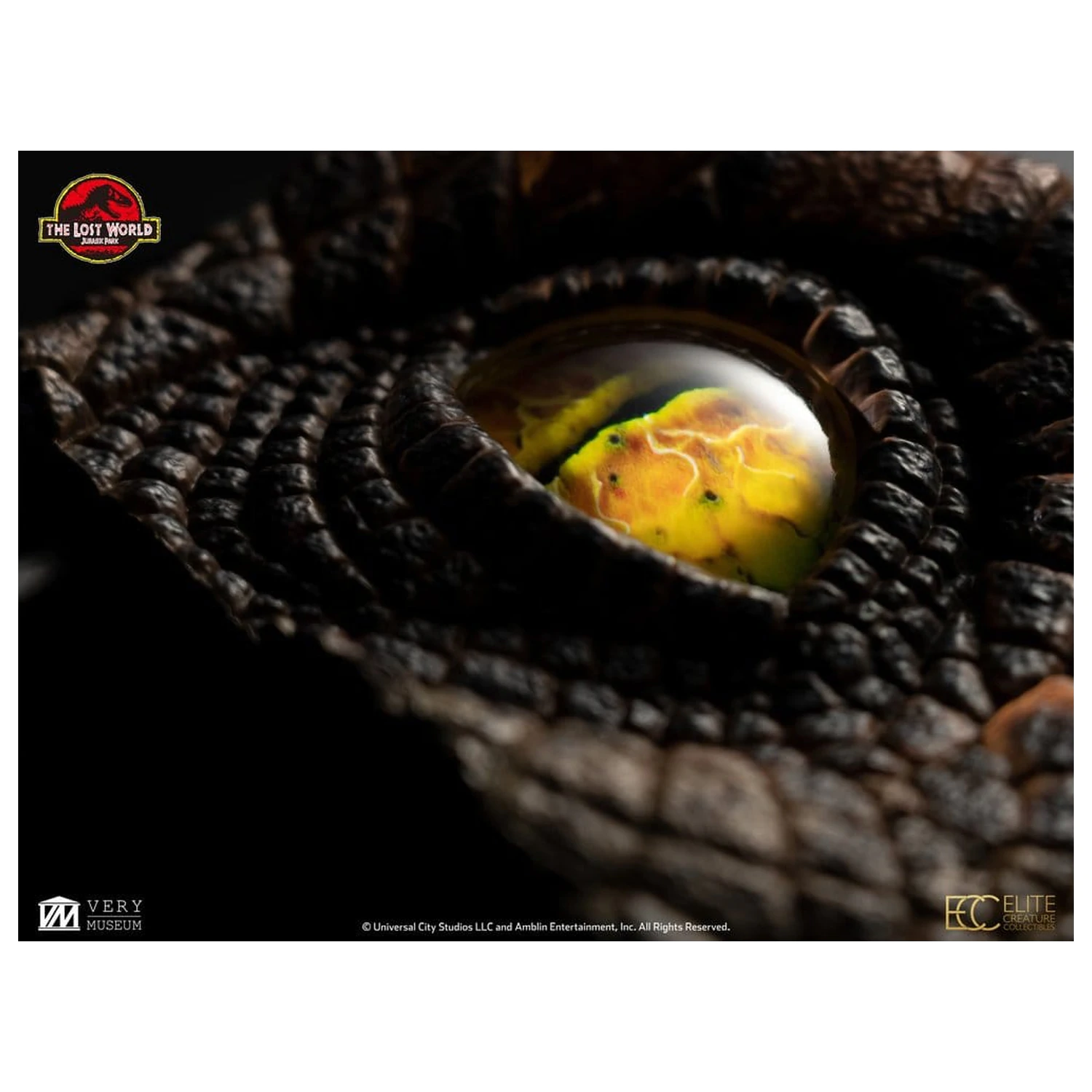 The Lost World: Jurassic Park Replica Bust Male Velociraptor Eye Prop 23 cm fotografii produktu