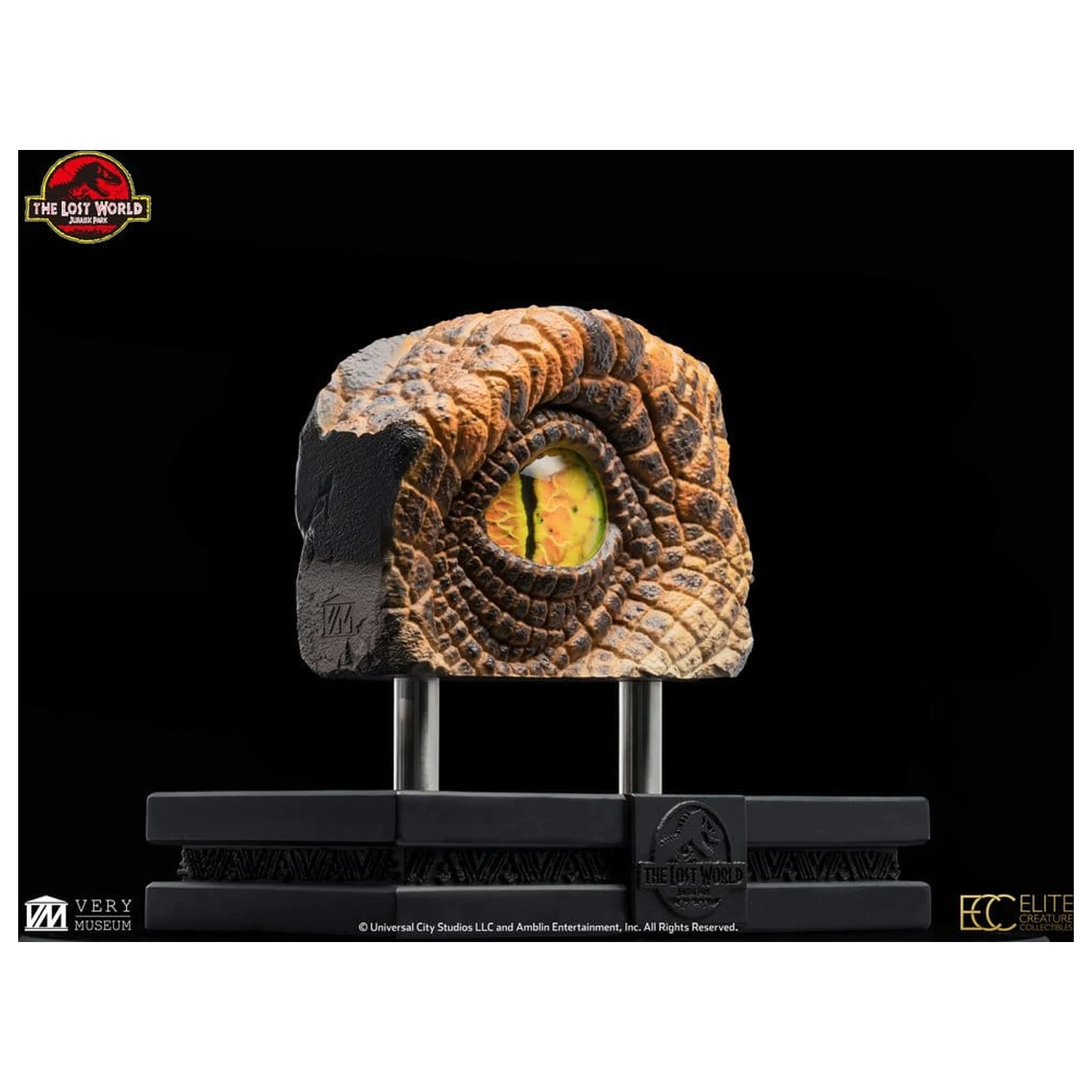 The Lost World: Jurassic Park Replica Bust Male Velociraptor Eye Prop 23 cm fotografii produktu