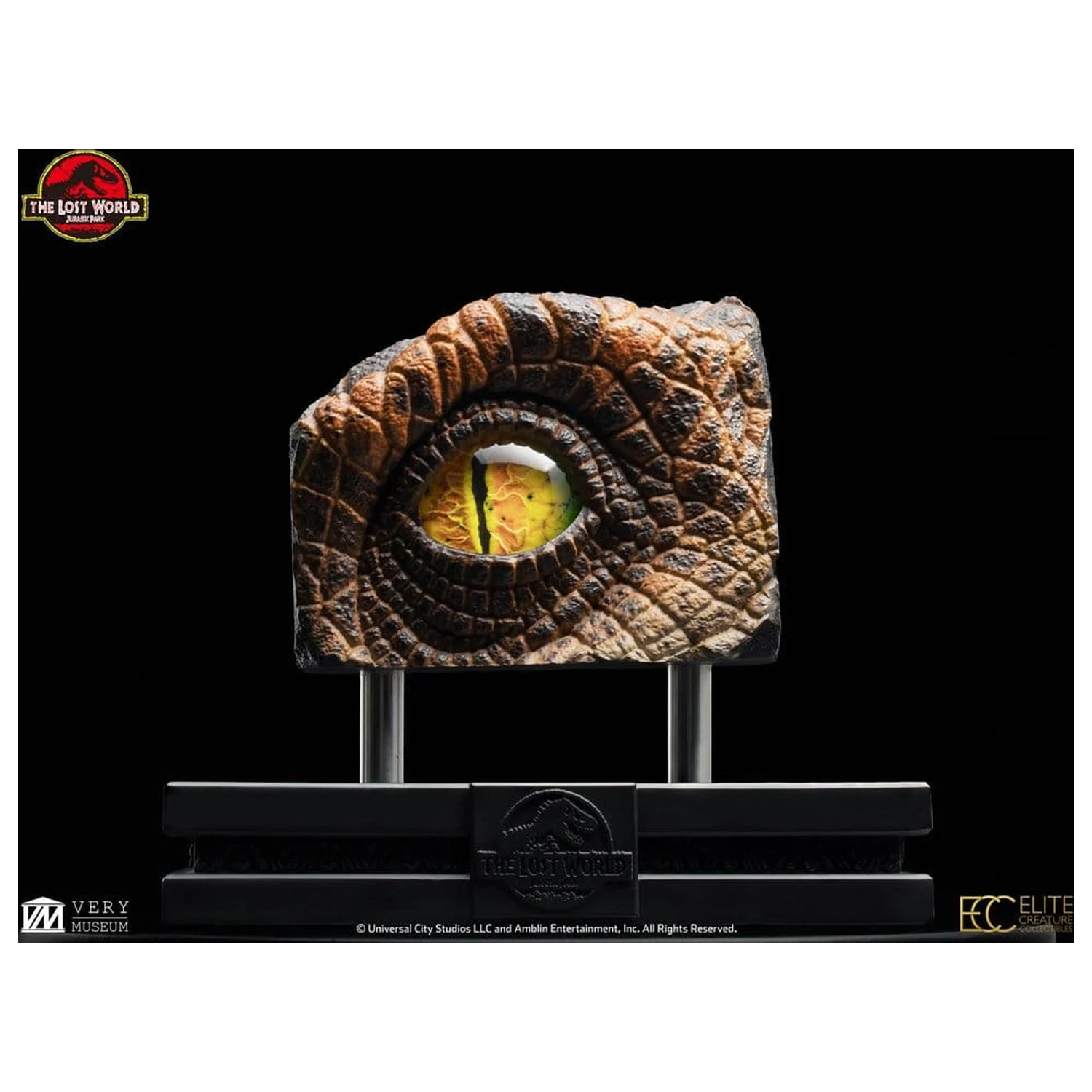 The Lost World: Jurassic Park Replica Bust Male Velociraptor Eye Prop 23 cm fotografii produktu