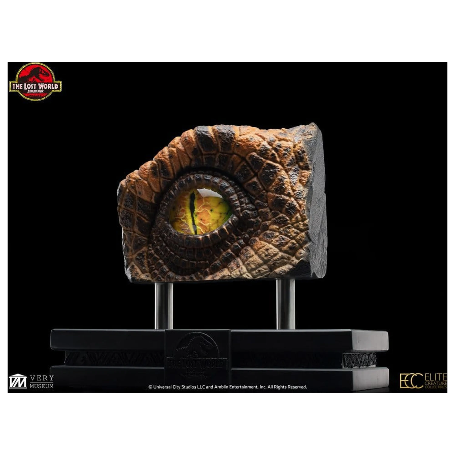 The Lost World: Jurassic Park Replica Bust Male Velociraptor Eye Prop 23 cm fotografii produktu