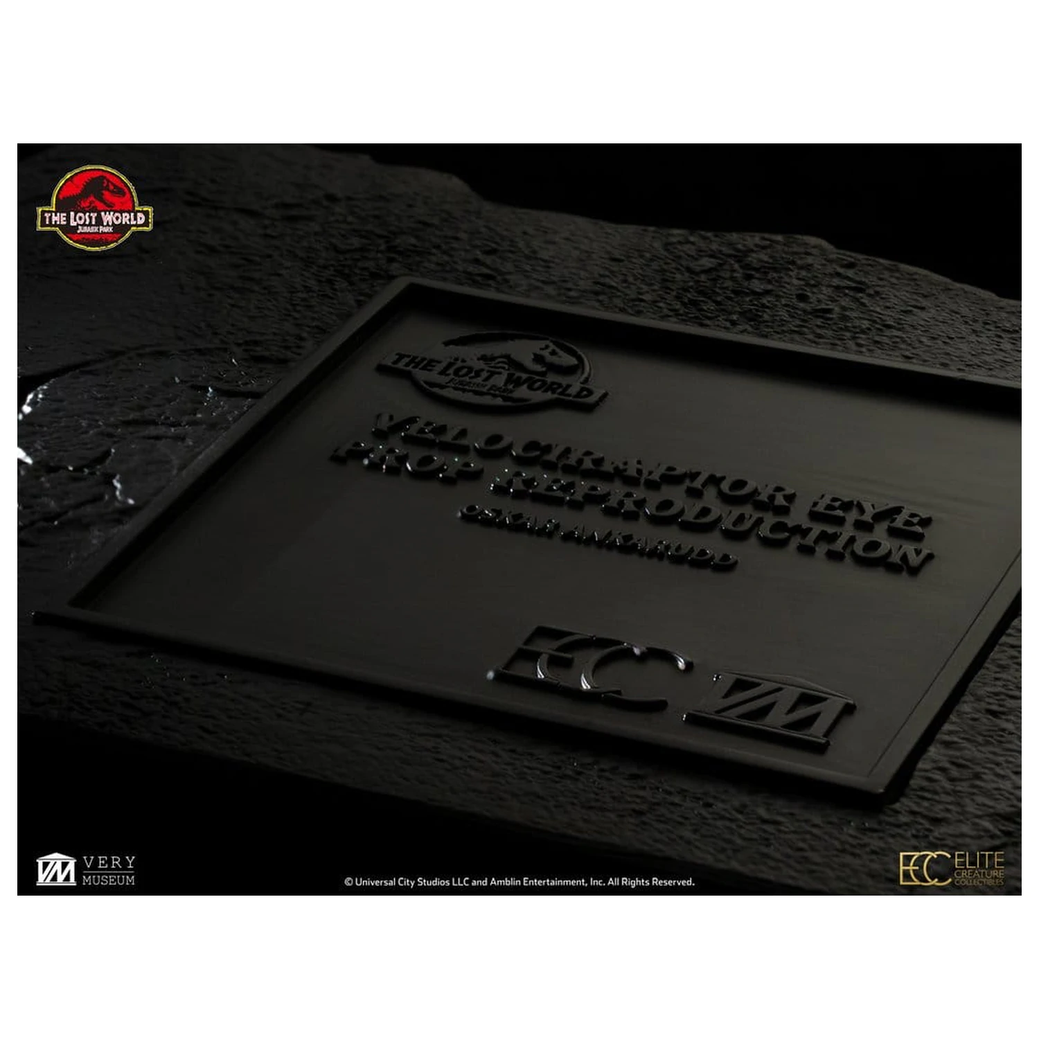 The Lost World: Jurassic Park Replica Bust Male Velociraptor Eye Prop 23 cm fotografii produktu