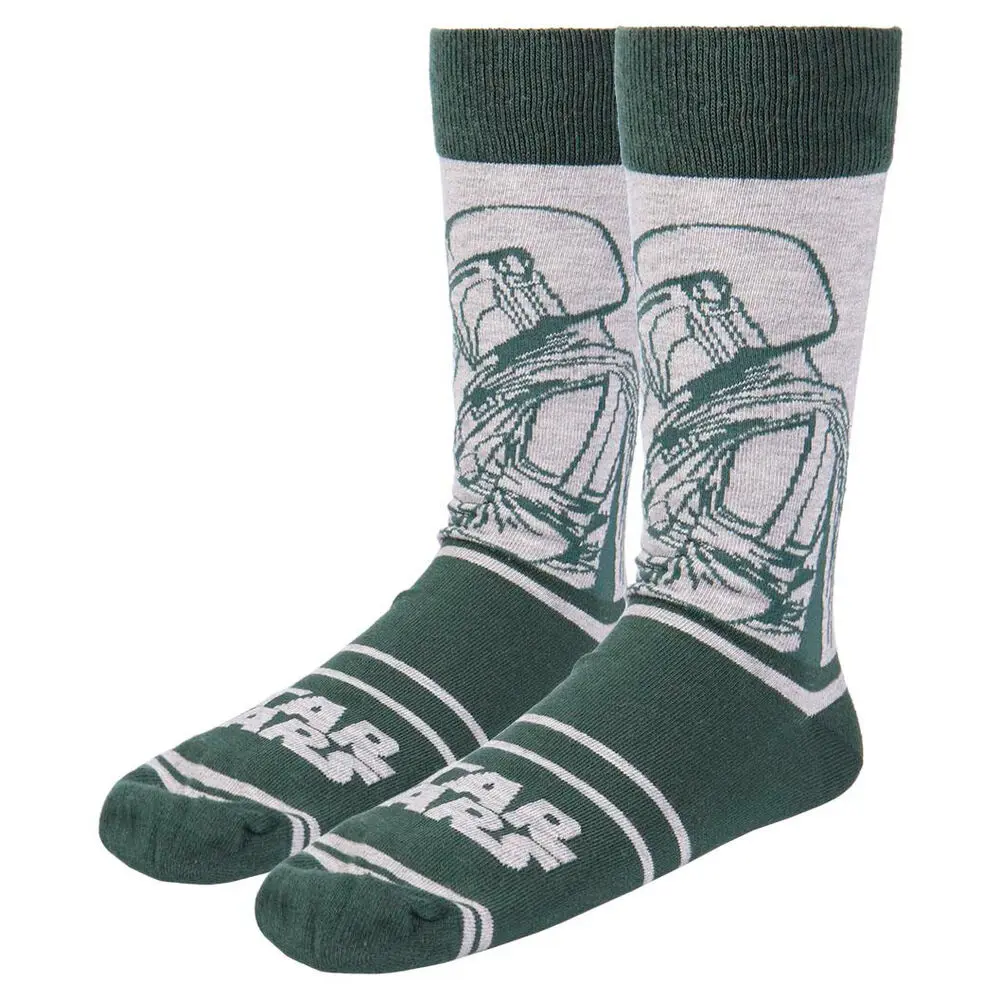 Star Wars: The Mandalorian Ponožky 3-balení Mandalorian 40-46 fotografii produktu