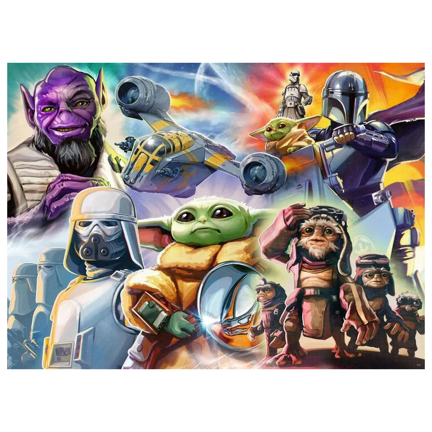 The Mandalorian a Grogu Skládačka (500 kusů) fotografii produktu