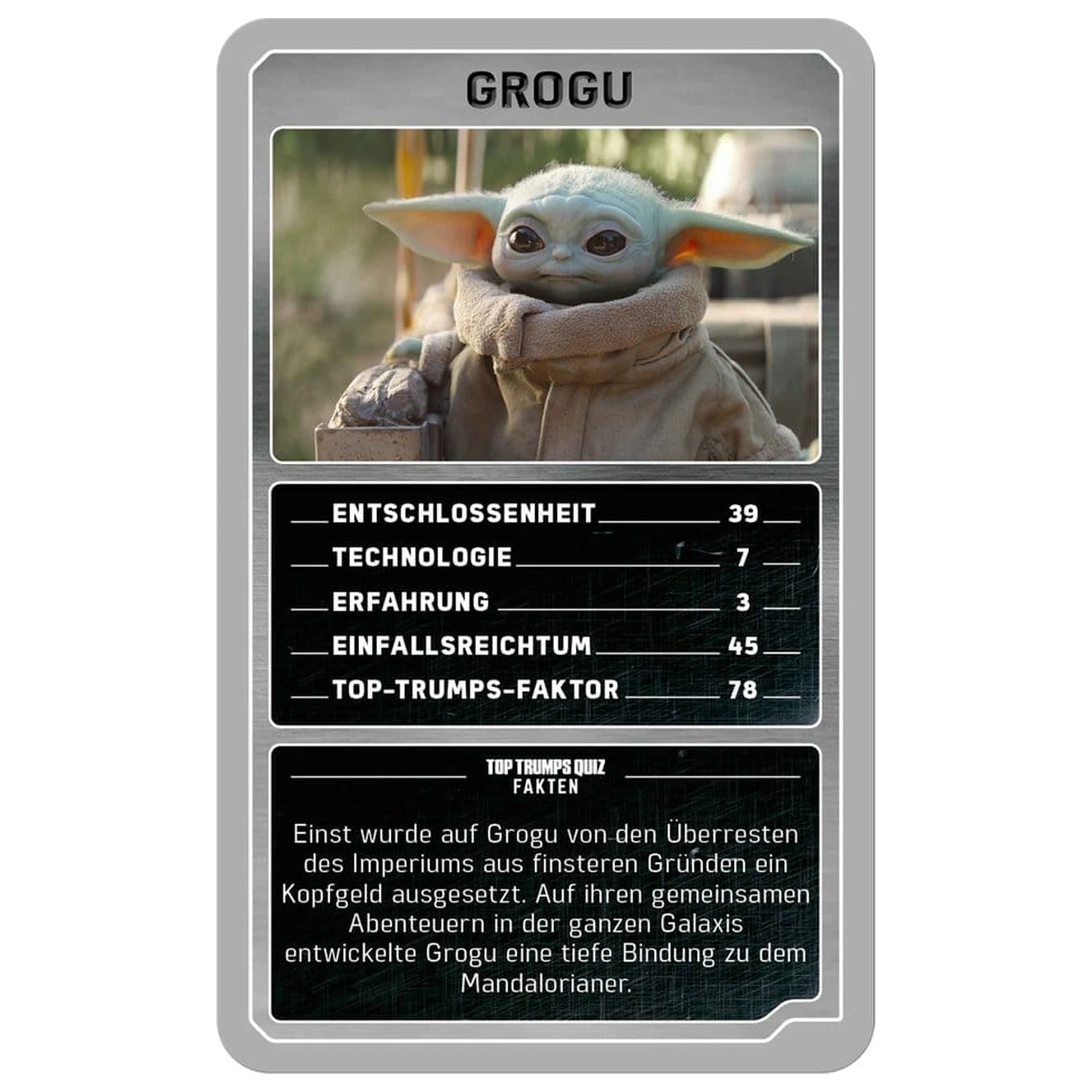 The Mandalorian a Grogu Karetní hra Top Trumps Collectables *německá verze* fotografii produktu