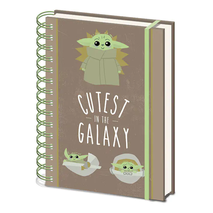 Star Wars Mandalorian Cutest in the Galaxy zápisník A5 fotografii produktu