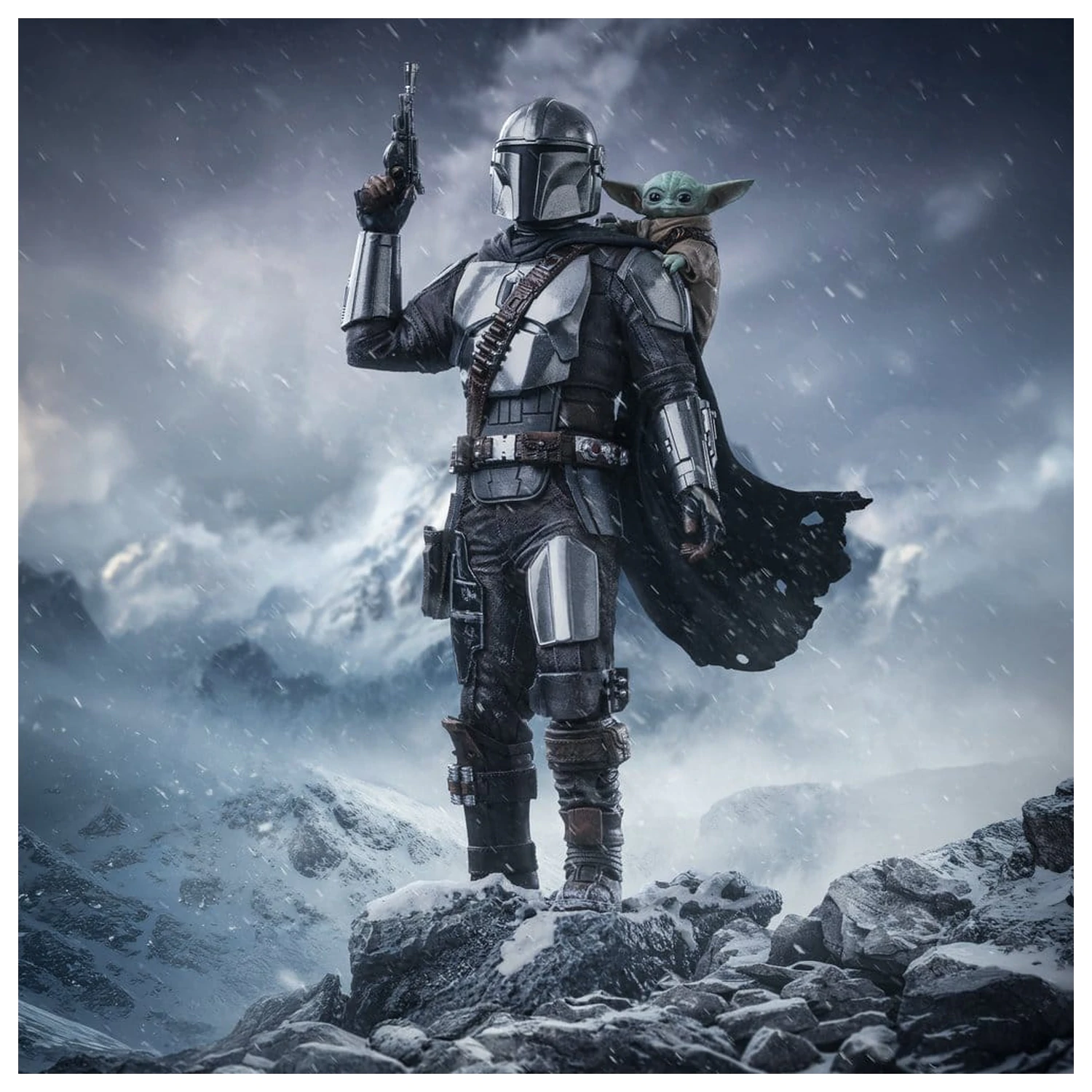 The Mandalorian & Grogu Art Scale socha 1/10 The Mandalorian and Grogu 25 cm fotografii produktu