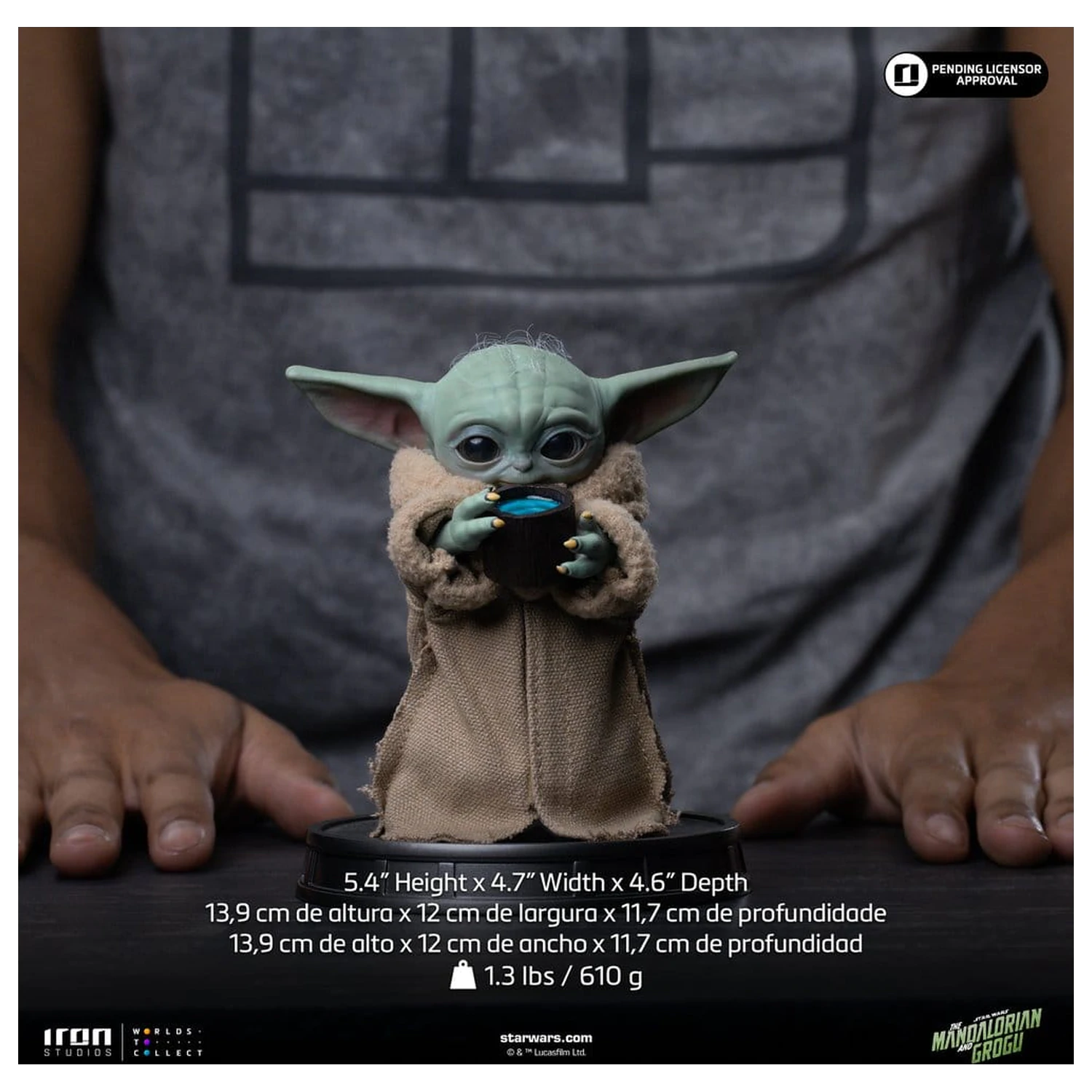 The Mandalorian & Grogu Kolekce soška Grogu Always Hungry fotografii produktu