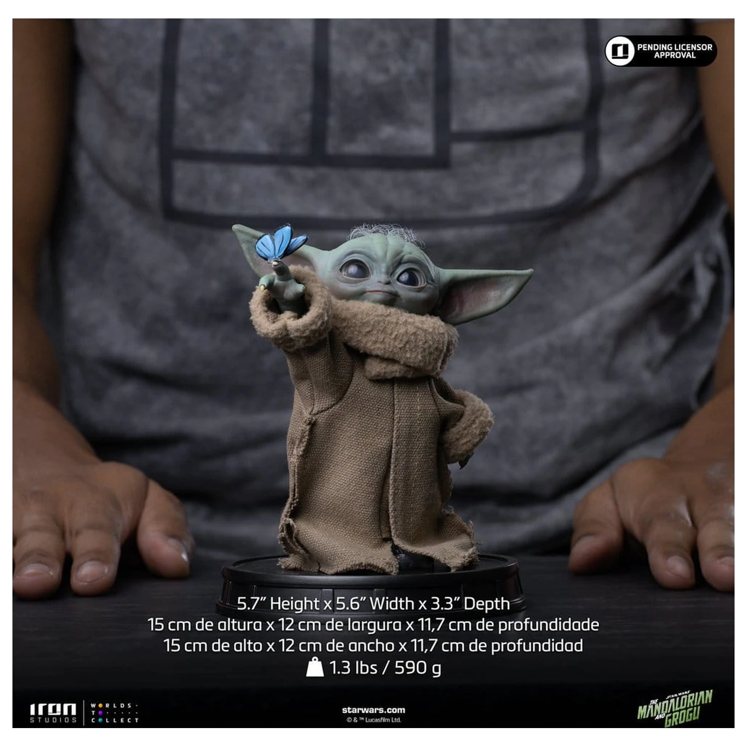 The Mandalorian & Grogu Grogu Collection Soška Grogu Butterfly Wonder fotografii produktu