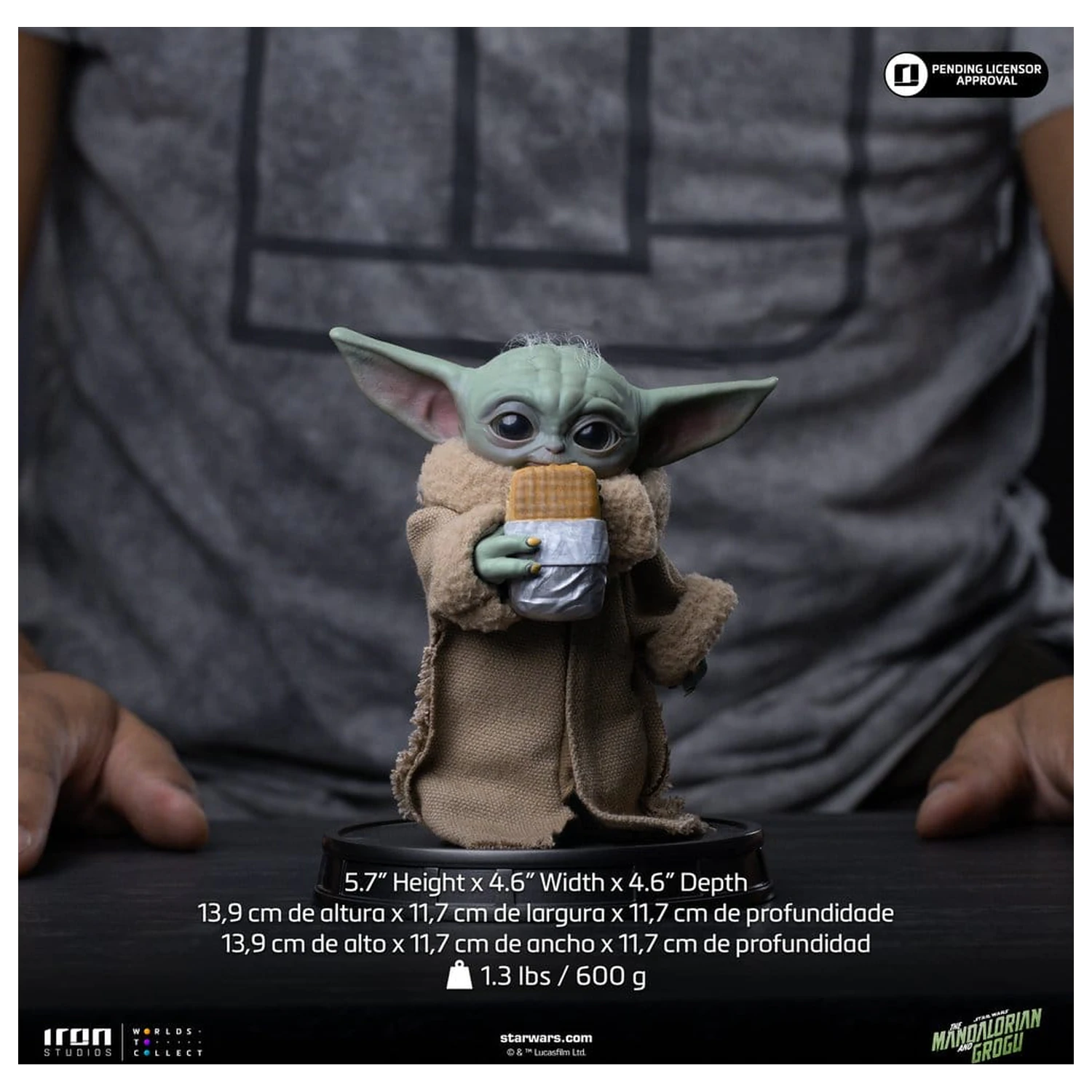 The Mandalorian & Grogu Grogu Collection Socha Grogu Food Cart Snack fotografii produktu