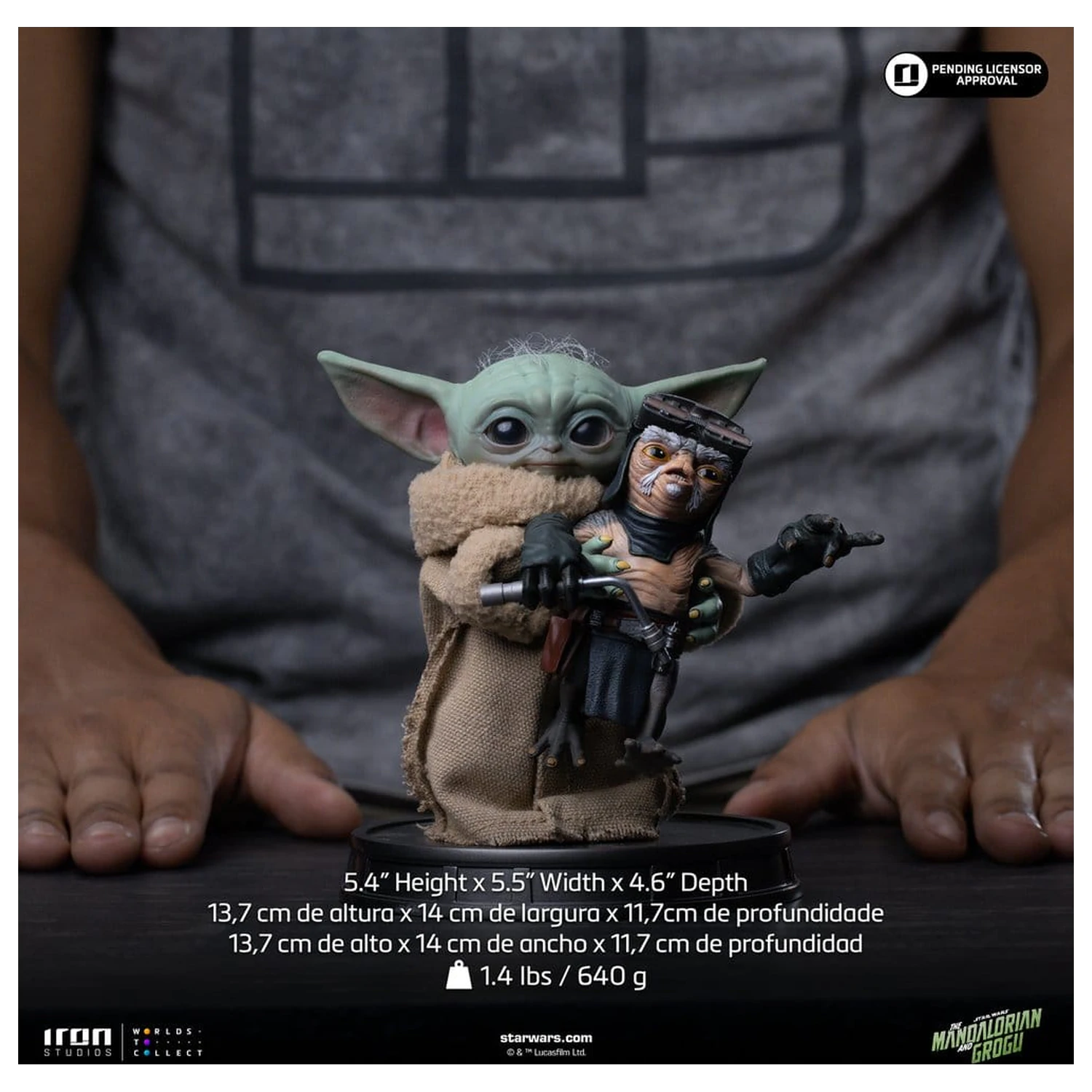 The Mandalorian & Grogu Grogu Collection Socha Grogu No Squeezy fotografii produktu