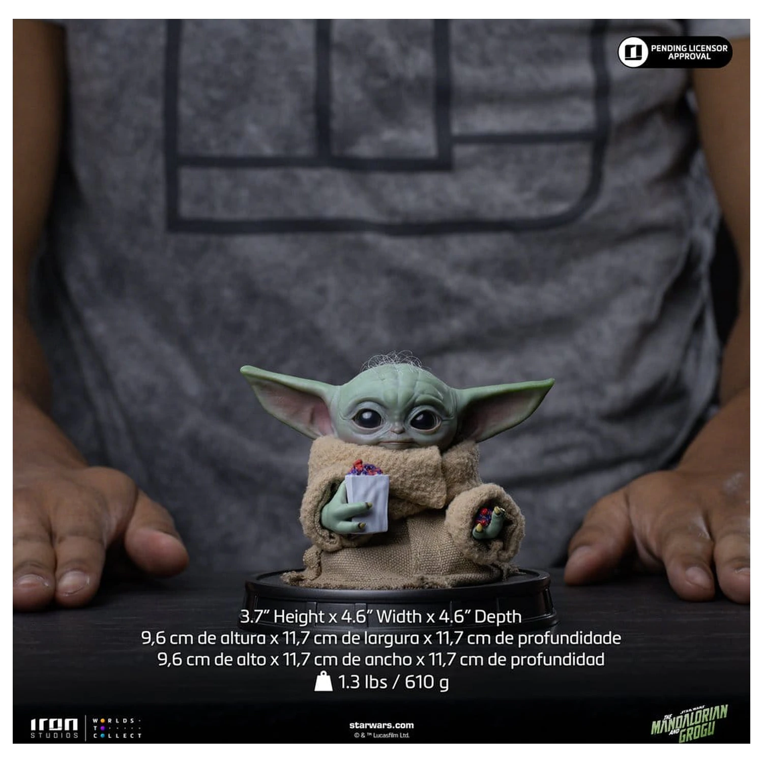 The Mandalorian & Grogu Grogu Collection Socha Grogu Popcorn Time fotografii produktu