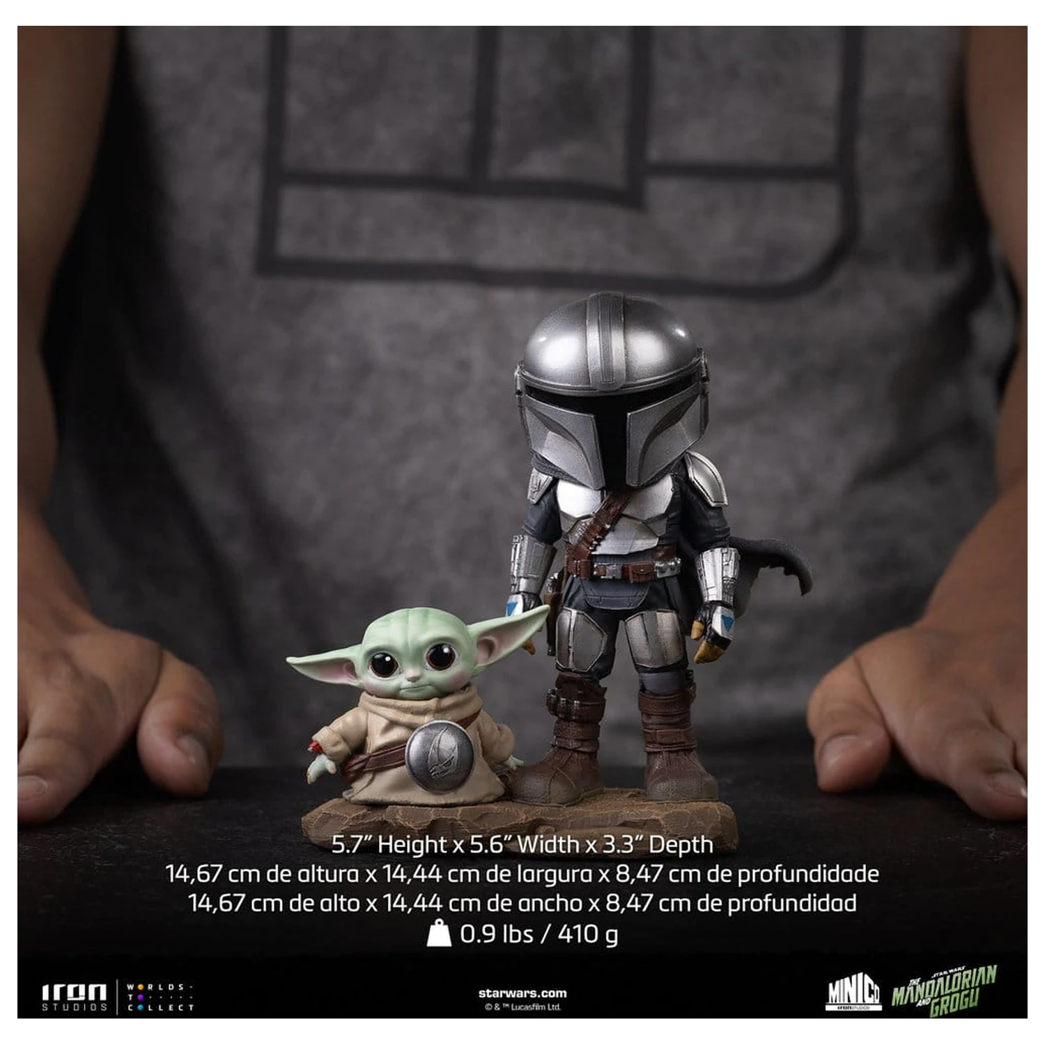 The Mandalorian & Grogu MiniCo Figurka The Mandalorian and Grogu fotografii produktu
