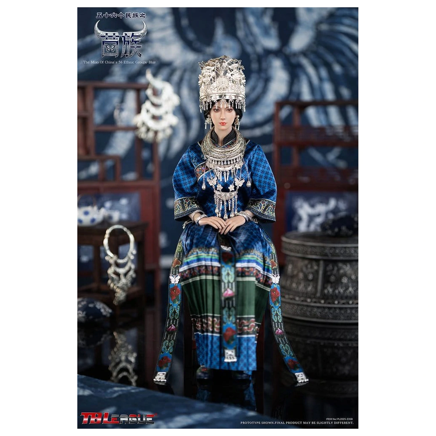 The Miao of China's 56 Ethnic Groups Figurka 1/6 modrá 30 cm fotografii produktu