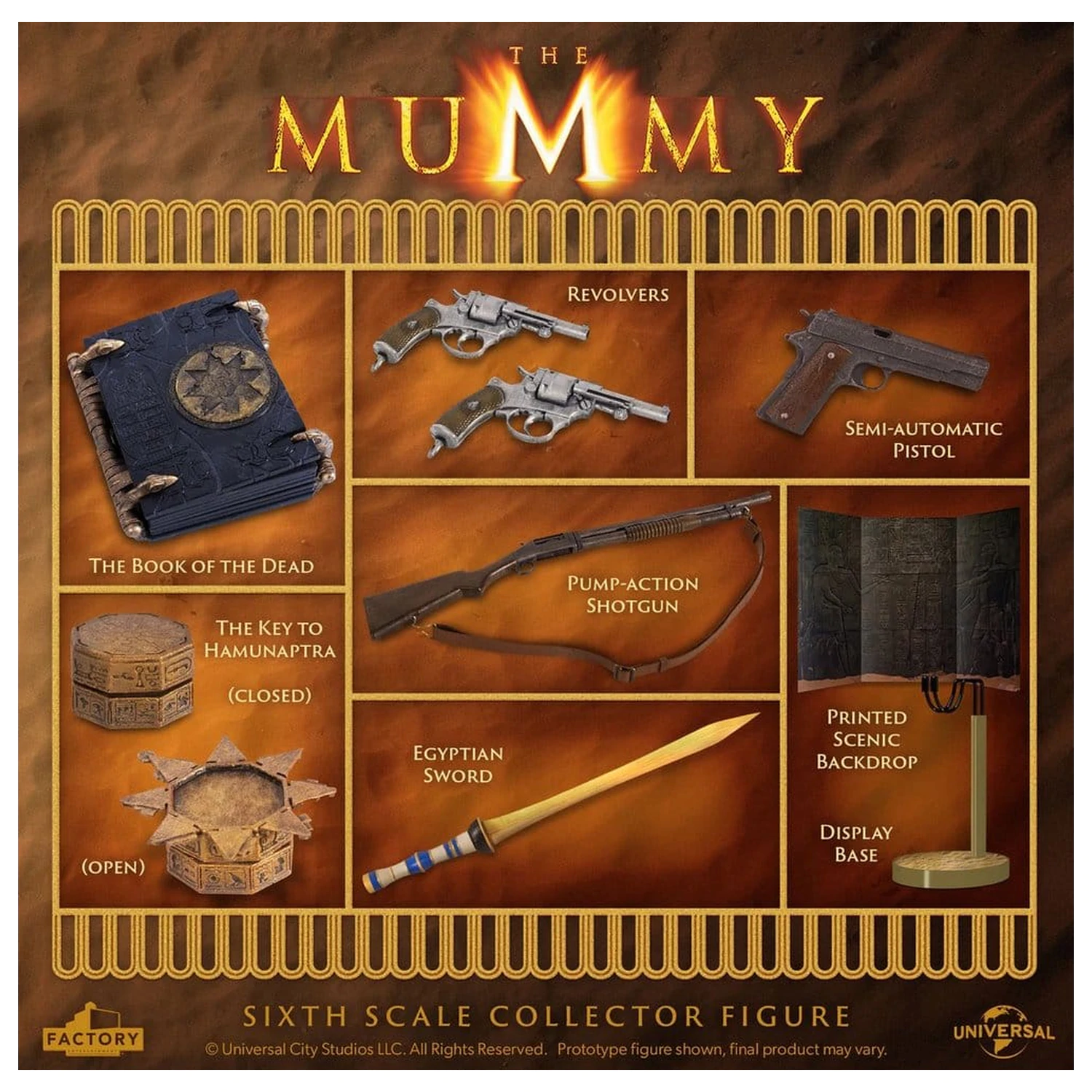 The Mummy akční figurka 1/6 Rick O’Connell 30 cm fotografii produktu