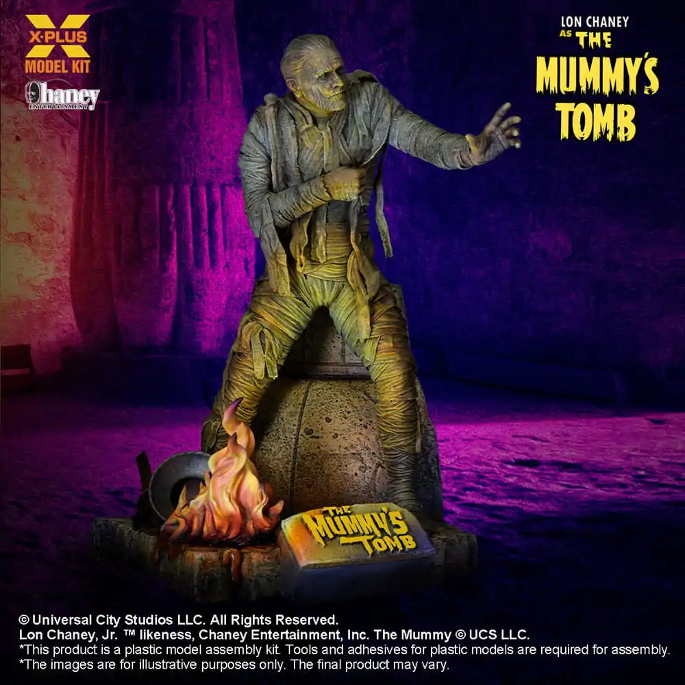 Plastiková stavebnice The Mummy´s Tomb 1/8 Lon Chaney Jr. as Mummy 23 cm fotografii produktu