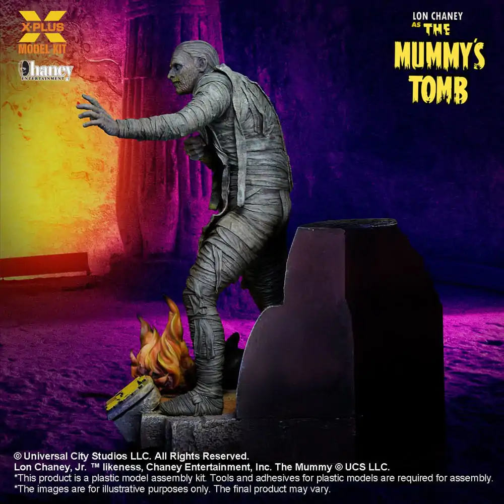 Plastiková stavebnice The Mummy´s Tomb 1/8 Lon Chaney Jr. as Mummy 23 cm fotografii produktu