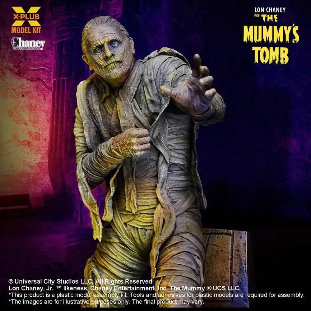 Plastiková stavebnice The Mummy´s Tomb 1/8 Lon Chaney Jr. as Mummy 23 cm fotografii produktu