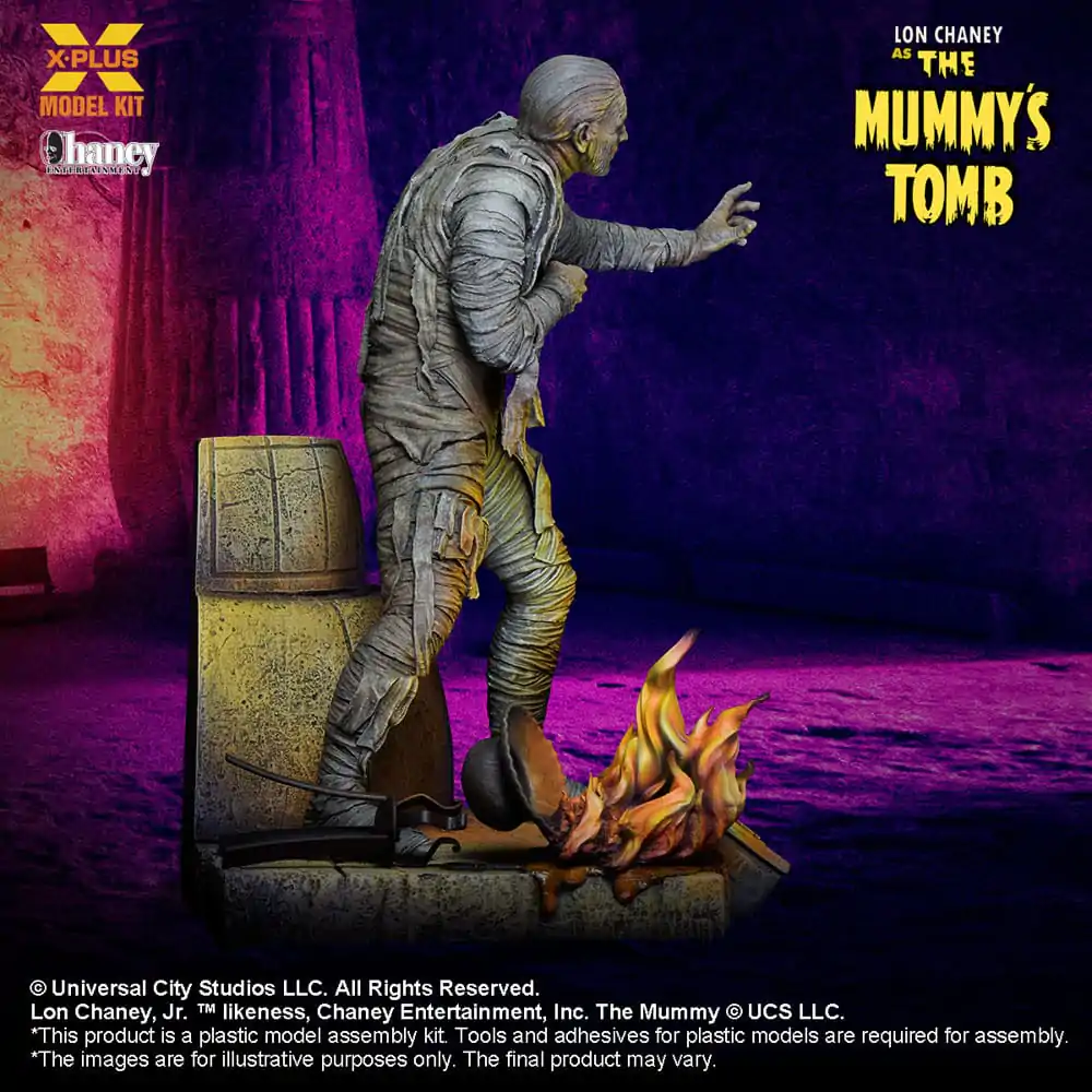 Plastiková stavebnice The Mummy´s Tomb 1/8 Lon Chaney Jr. as Mummy 23 cm fotografii produktu