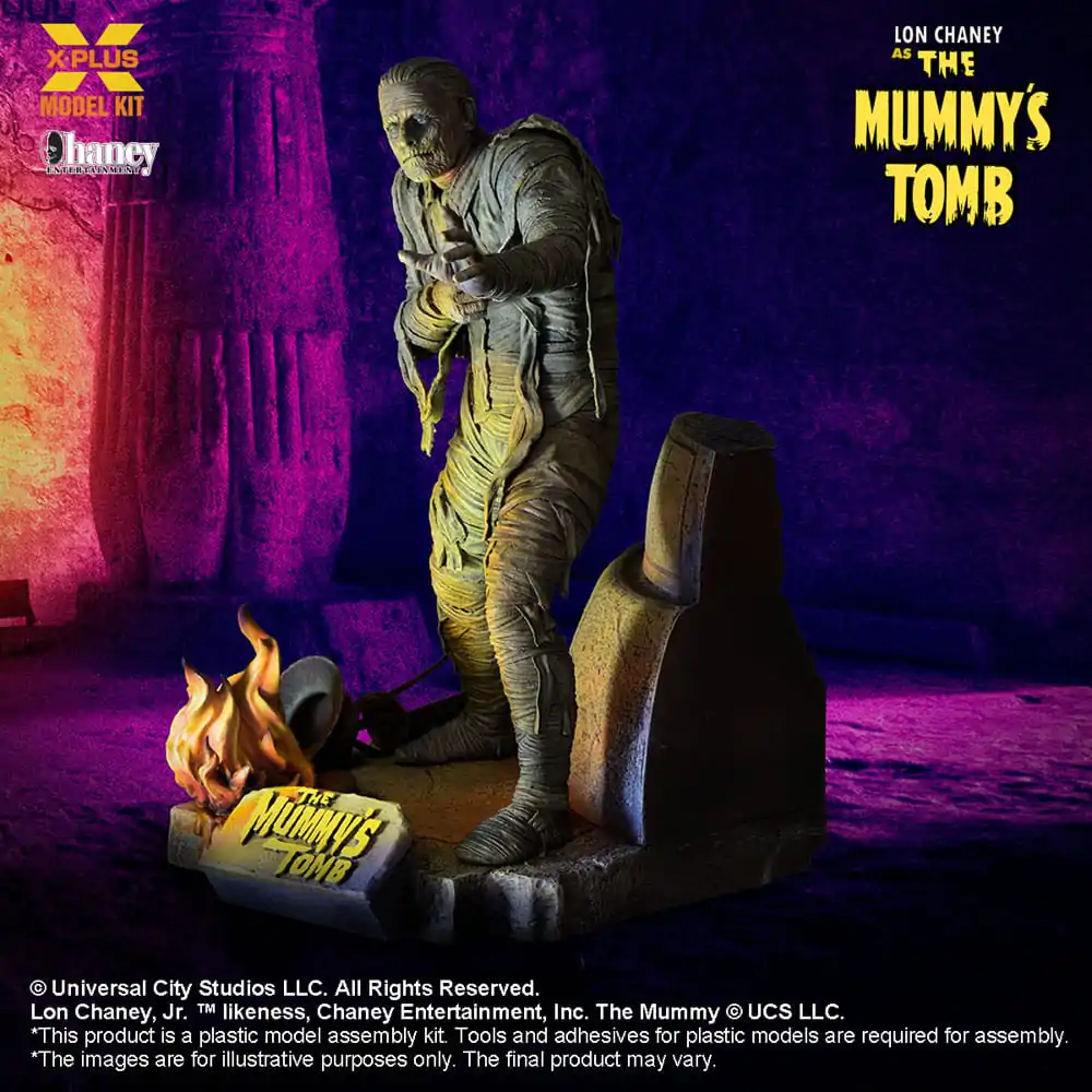 Plastiková stavebnice The Mummy´s Tomb 1/8 Lon Chaney Jr. as Mummy 23 cm fotografii produktu