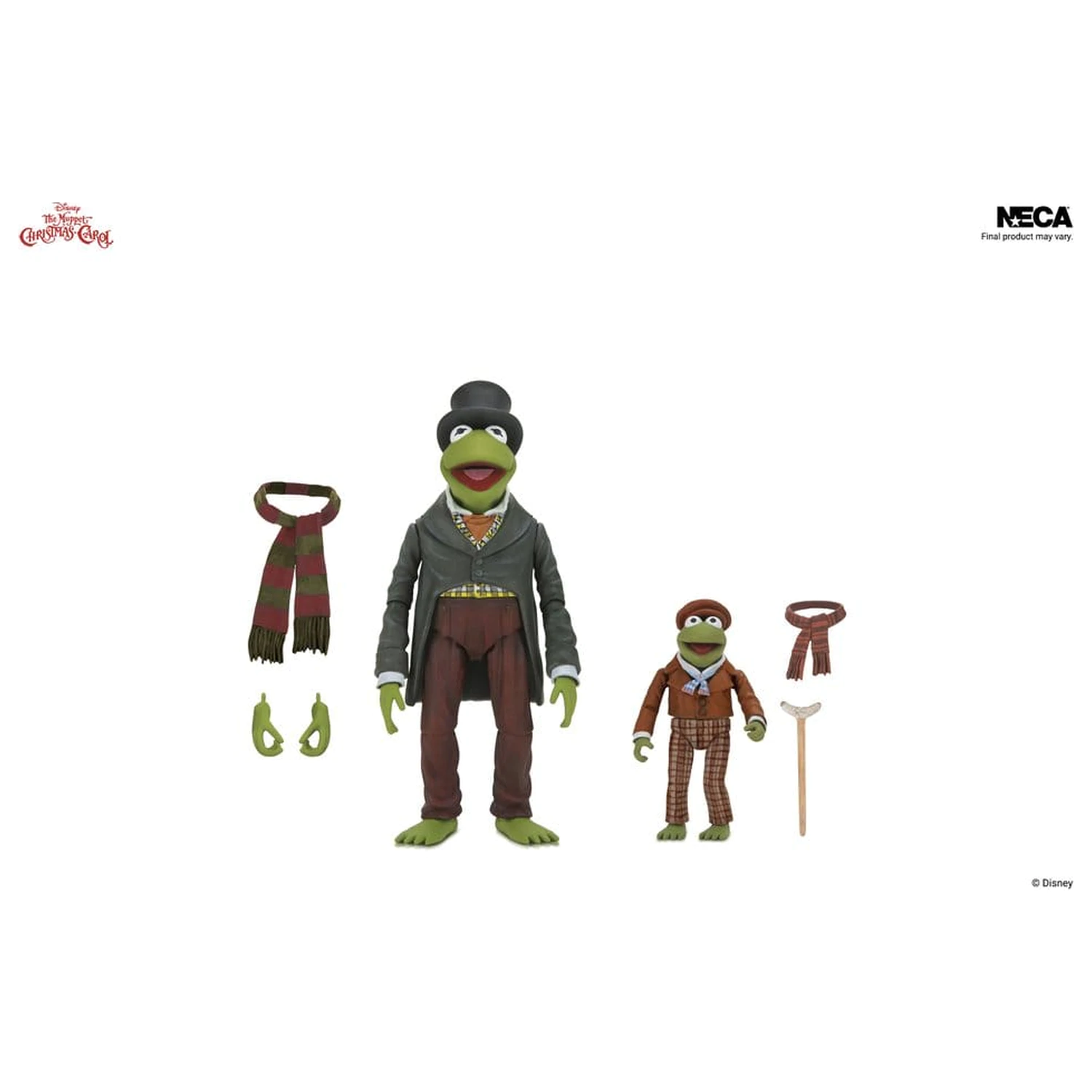 The Muppet Christmas Carol Ultimate akční figurky 2-Pack Kermit as Bob Cratchit & Robin as Tiny Tim 18 cm fotografii produktu