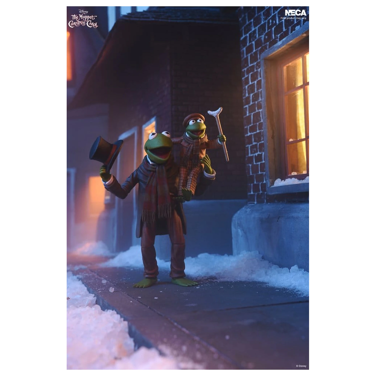 The Muppet Christmas Carol Ultimate akční figurky 2-Pack Kermit as Bob Cratchit & Robin as Tiny Tim 18 cm fotografii produktu