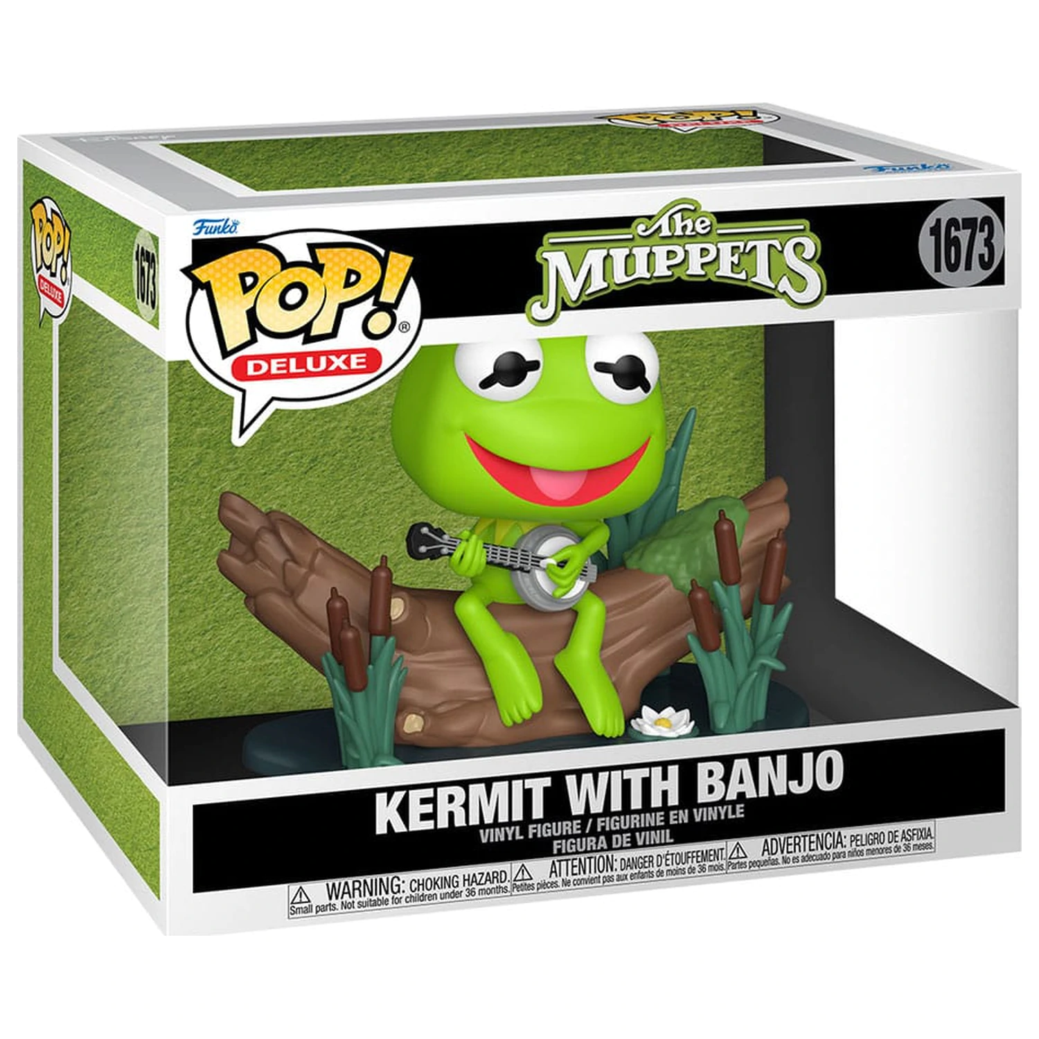 The Muppets Funko POP! Deluxe vinylová figurka Kermit with Banjo 9 cm fotografii produktu