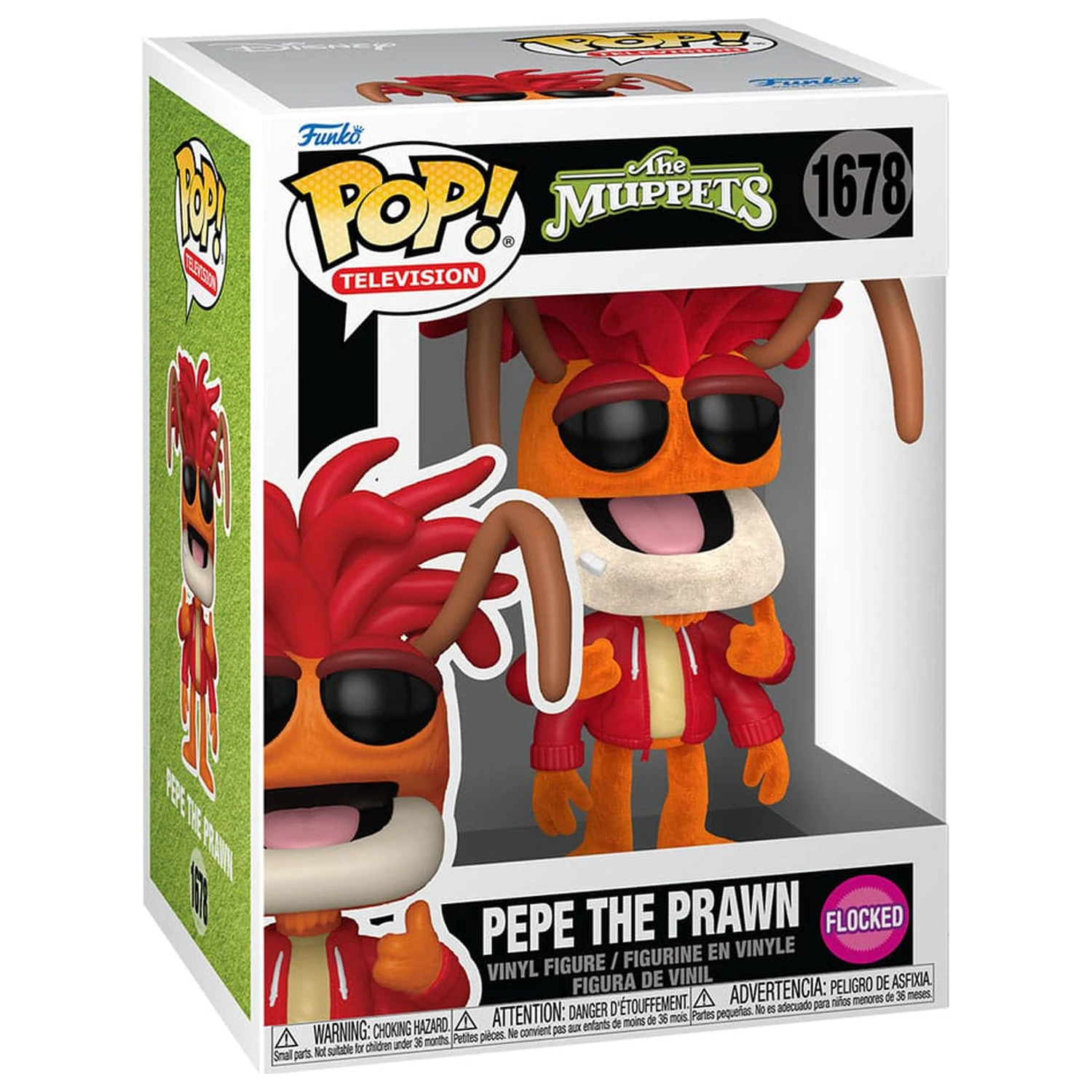 The Muppets Funko POP! Vinylová figurka Pepe the Prawn (Flocked) 9 cm fotografii produktu