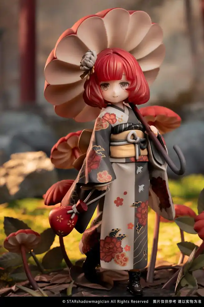 The Mushroom Girls PVC Socha 1/1 No.6 Marasmius Haematocephalus 23 cm fotografii produktu