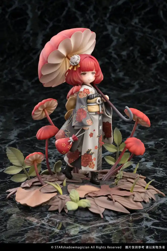 The Mushroom Girls PVC Socha 1/1 No.6 Marasmius Haematocephalus 23 cm fotografii produktu