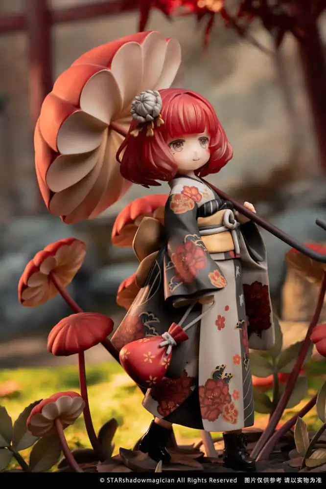 The Mushroom Girls PVC Socha 1/1 No.6 Marasmius Haematocephalus 23 cm fotografii produktu