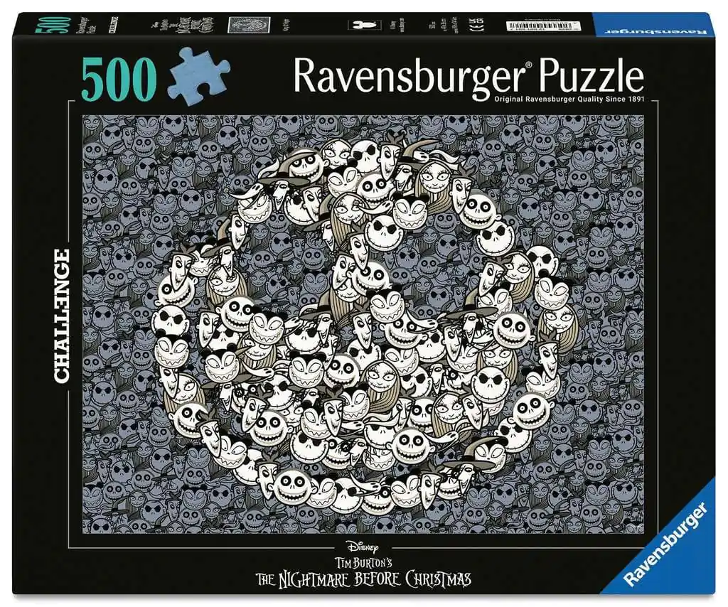 The Nightmare Before Christmas Challenge Puzzle Král Hrůzy (500 dílků) fotografii produktu