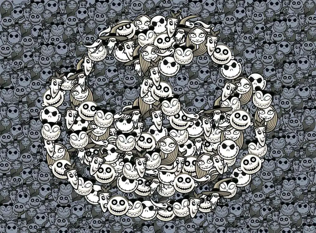 The Nightmare Before Christmas Challenge Puzzle Král Hrůzy (500 dílků) fotografii produktu