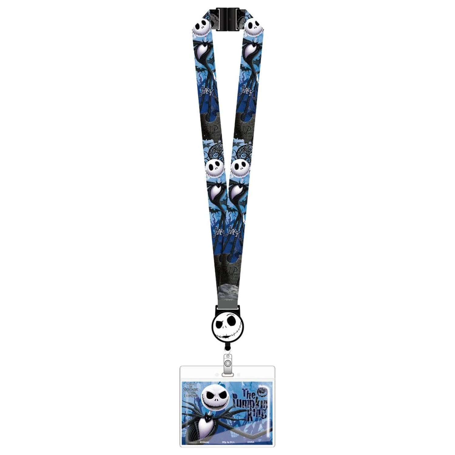The Nightmare Before Christmas Deluxe šňůrka na krk s držákem na kartu The Pumpkin King fotografii produktu