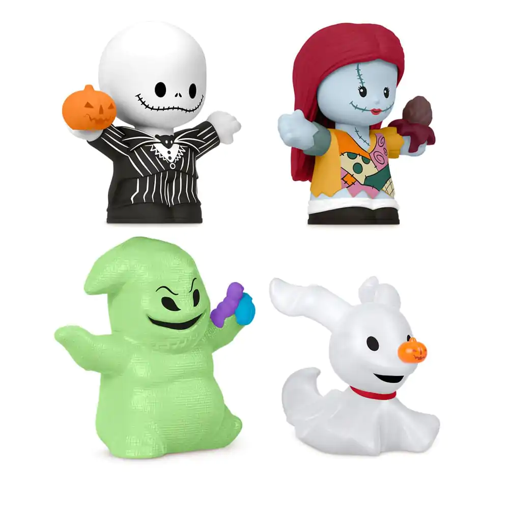 The Nightmare Before Christmas Fisher-Price Little People Collector Mini Figurky 4-Pack 7 cm fotografii produktu