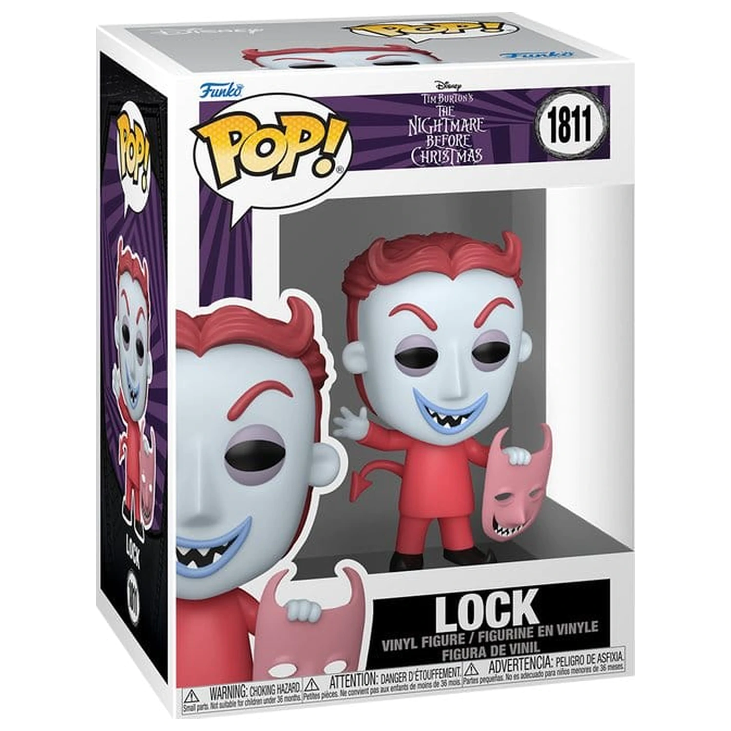 The Nightmare Before Christmas Funko POP! Vinylová figurka Lock 9 cm fotografii produktu