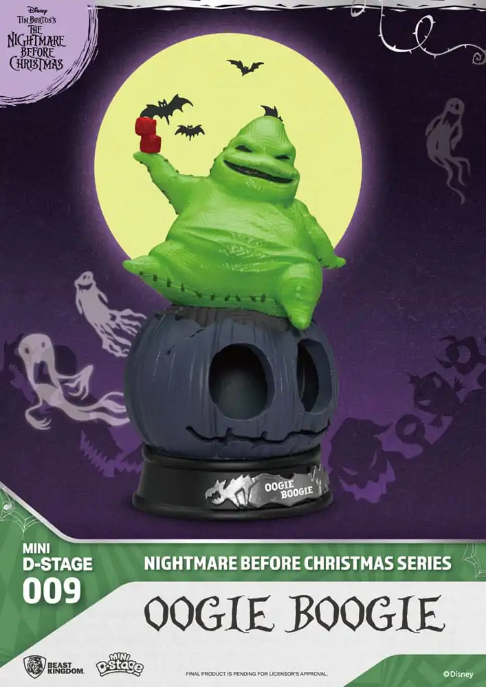 The Nightmare Before Christmas Mini Diorama Stage PVC figurka Oogie Boogie 10 cm fotografii produktu