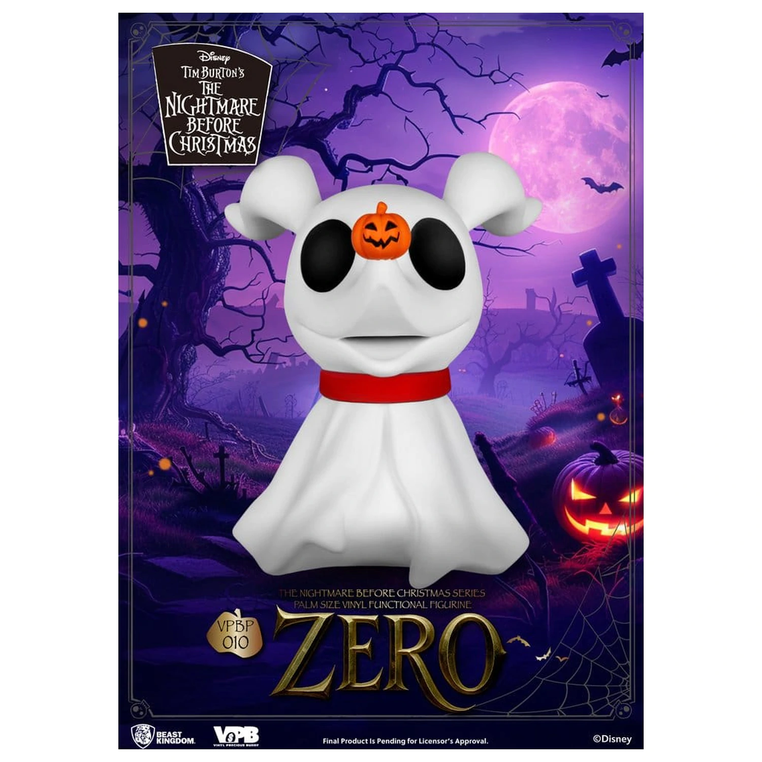 The Nightmare Before Christmas Palm Size Figurka banka Zero 11 cm fotografii produktu