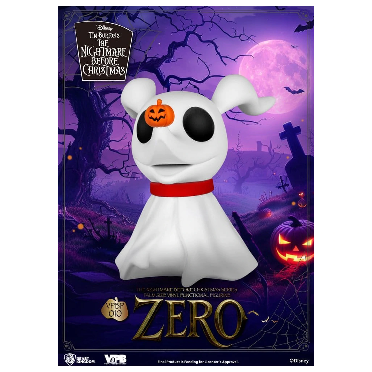 The Nightmare Before Christmas Palm Size Figurka banka Zero 11 cm fotografii produktu