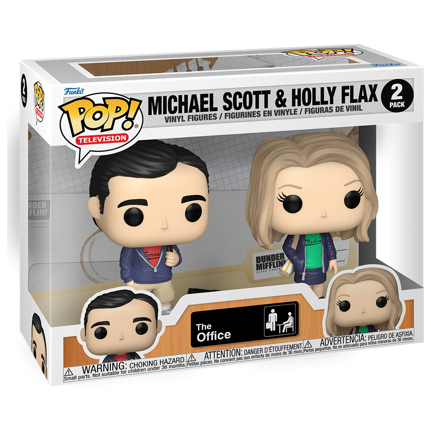 The Office Funko POP! Television vinylové figurky 2-pack Michael & Holly 9 cm fotografii produktu