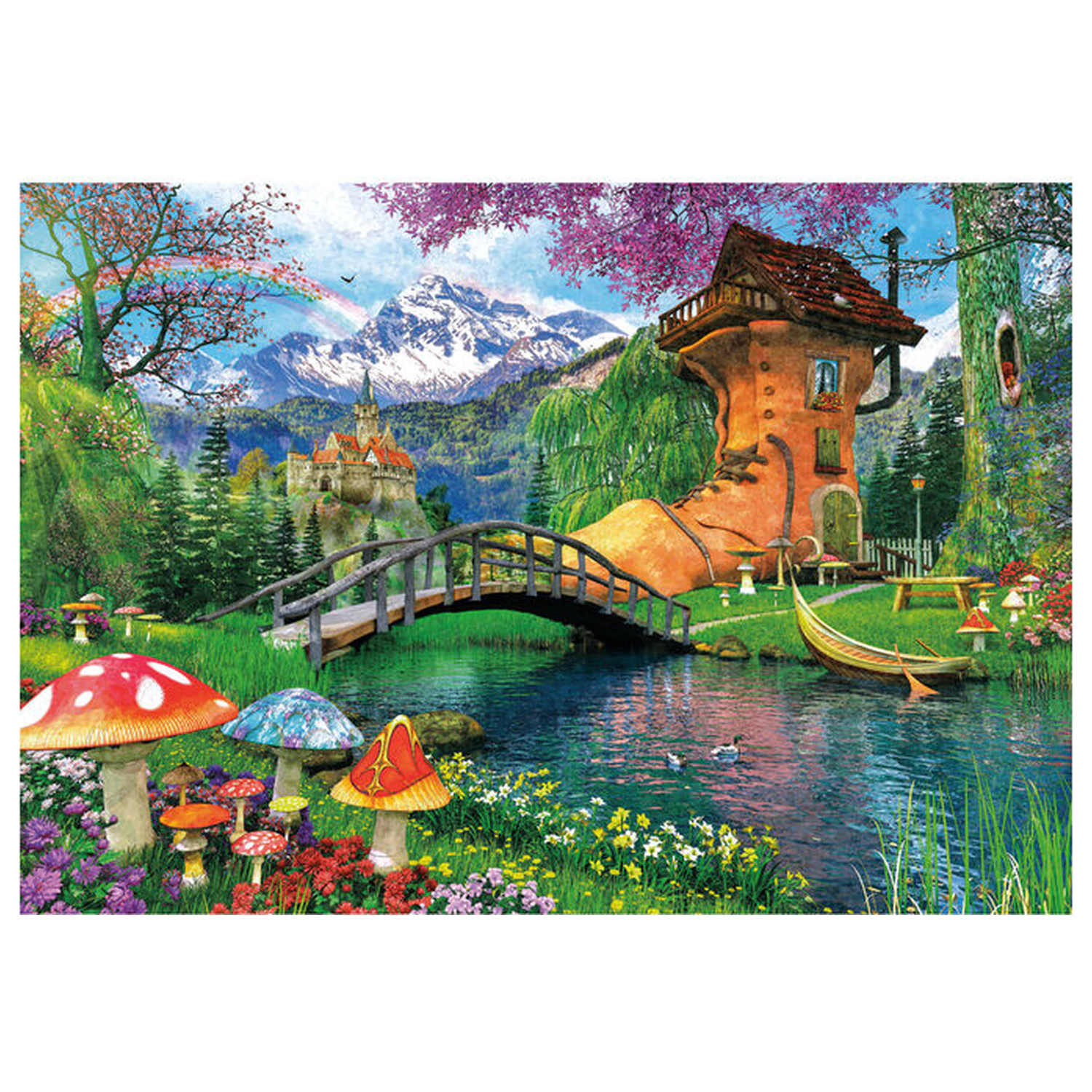 Puzzle The Old Shoes House, 500 dílků fotografii produktu