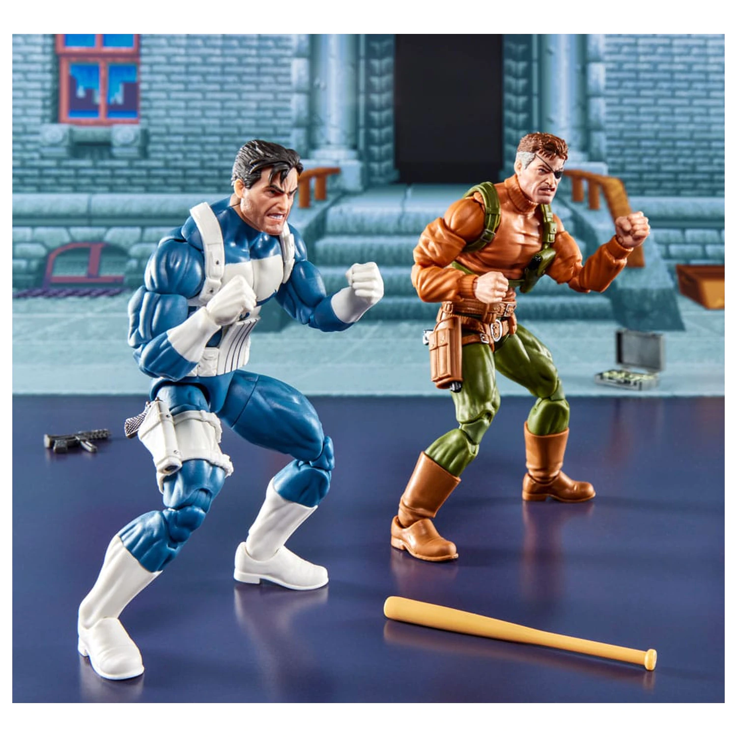 The Punisher Marvel Legends Gamerverse akční figurky, balení 2 kusů – Punisher & Nick Fury, 15 cm fotografii produktu