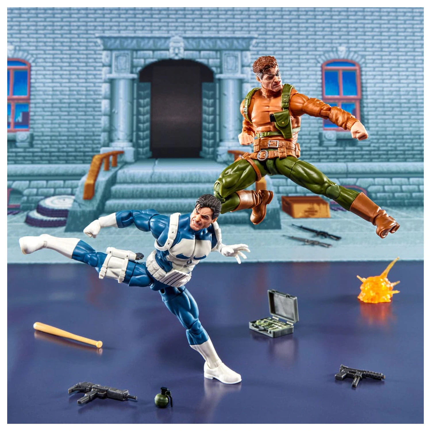 The Punisher Marvel Legends Gamerverse akční figurky, balení 2 kusů – Punisher & Nick Fury, 15 cm fotografii produktu