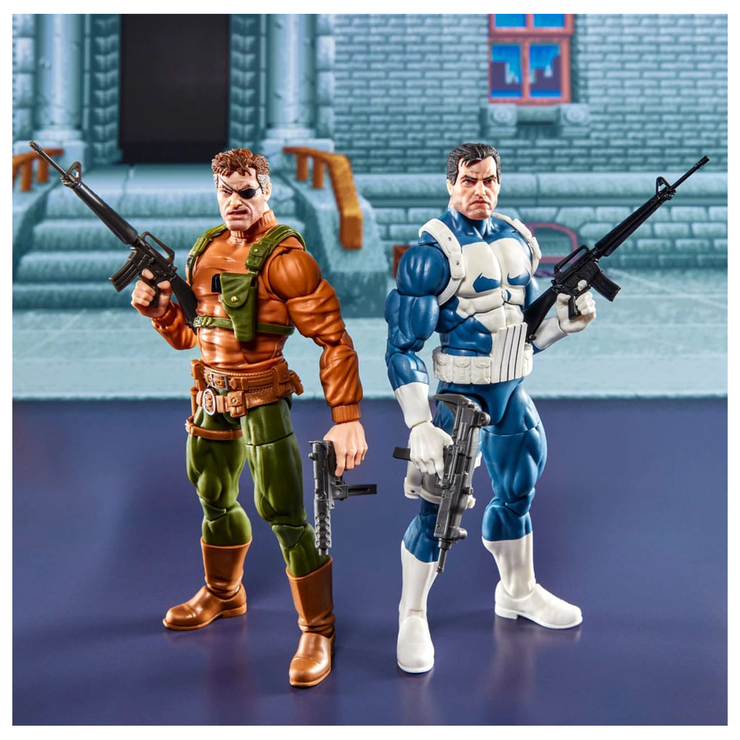 The Punisher Marvel Legends Gamerverse akční figurky, balení 2 kusů – Punisher & Nick Fury, 15 cm fotografii produktu