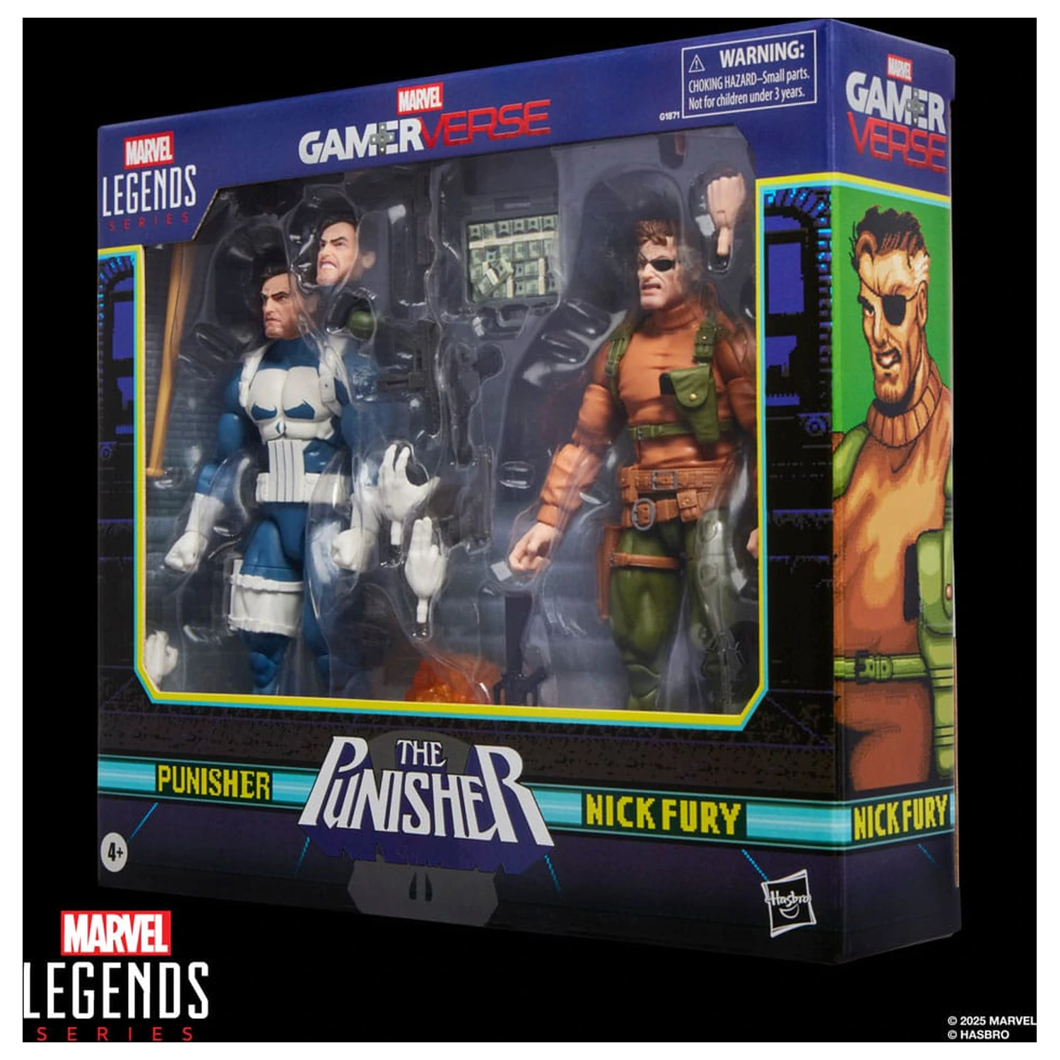 The Punisher Marvel Legends Gamerverse akční figurky, balení 2 kusů – Punisher & Nick Fury, 15 cm fotografii produktu