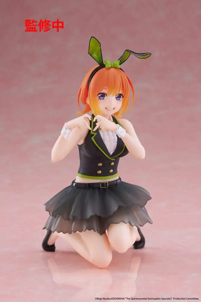 The Quintessential Quintuplets 3 PVC Soška Desktop Cute Figure Yotsuba Nakano (Bunny Ver.) 13 cm fotografii produktu